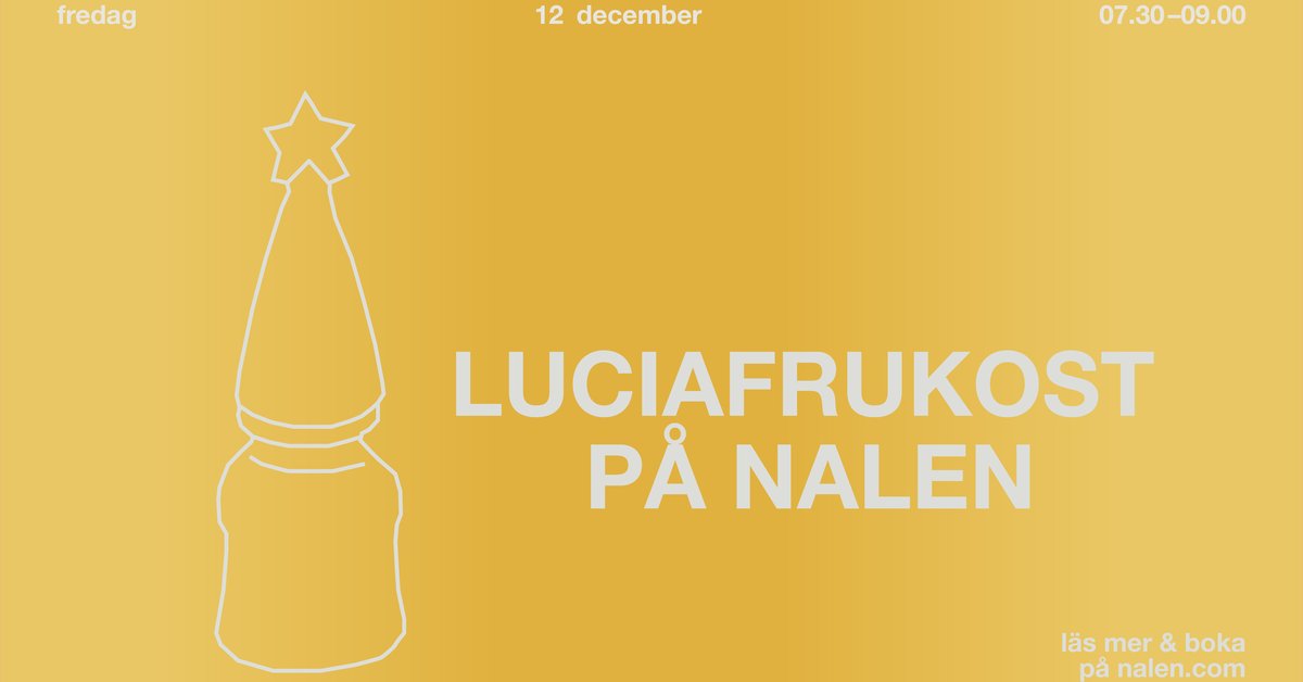 Lucia Breakfast at Nalen 2026